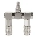 WDK-83RLL Разветвитель пневматический с вращающимися соединениями, вход со штекером, 2 выхода БРС