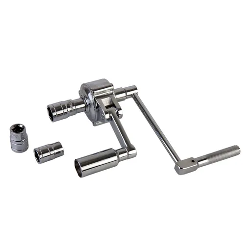 WDK-87921 Гайковерт редукторный механический с головками, 1:16, 380 Нм - 1