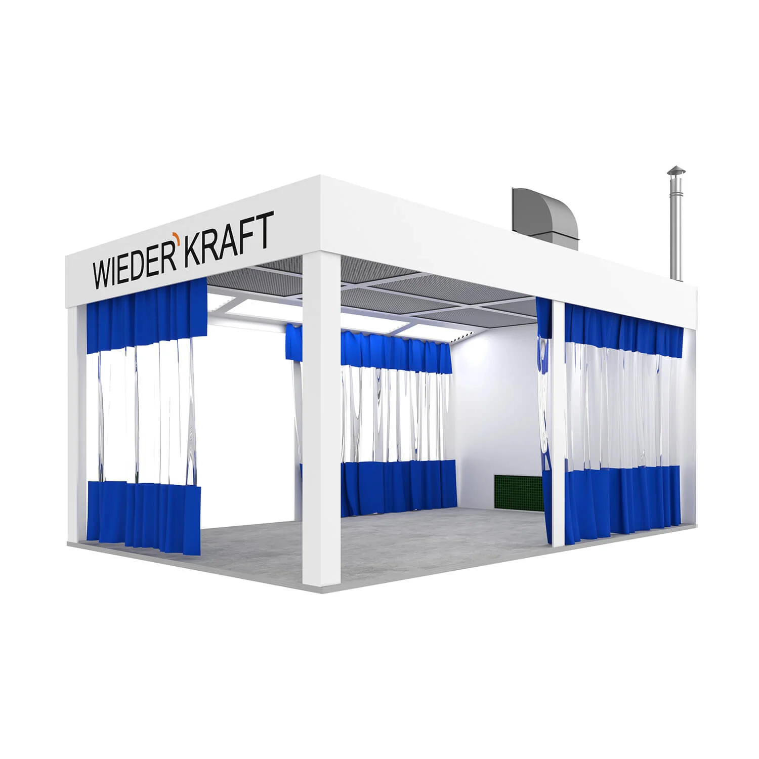 WDK-410M Пост подготовки с диагональным потоком воздуха, с функцией подогрева