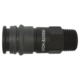 WDK-820SM Композитное пневматическое быстроразъёмное соединение с внешней резьбой M 1/4"