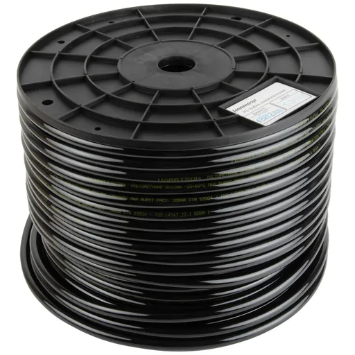 HUS0812-BK Трубка черная Harrison PU 8х12 мм, длина 100 м - 1