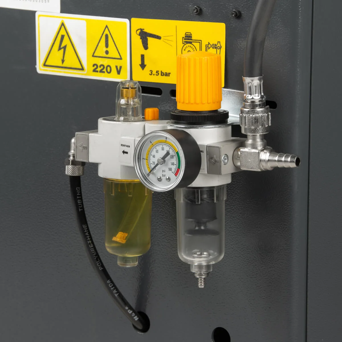 WDK-709738 Автоматический шиномонтажный станок со взрывной накачкой колес, двухскоростной, захват 12"-26" - 15