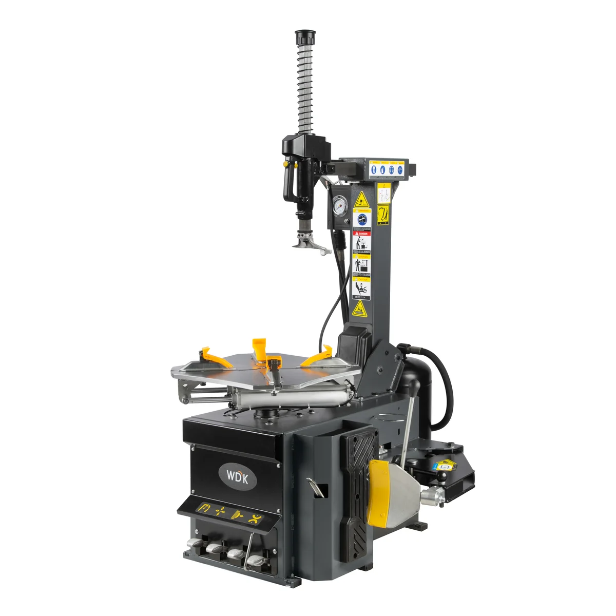 WDK-709738 Автоматический шиномонтажный станок со взрывной накачкой колес, двухскоростной, захват 12"-26" - 2