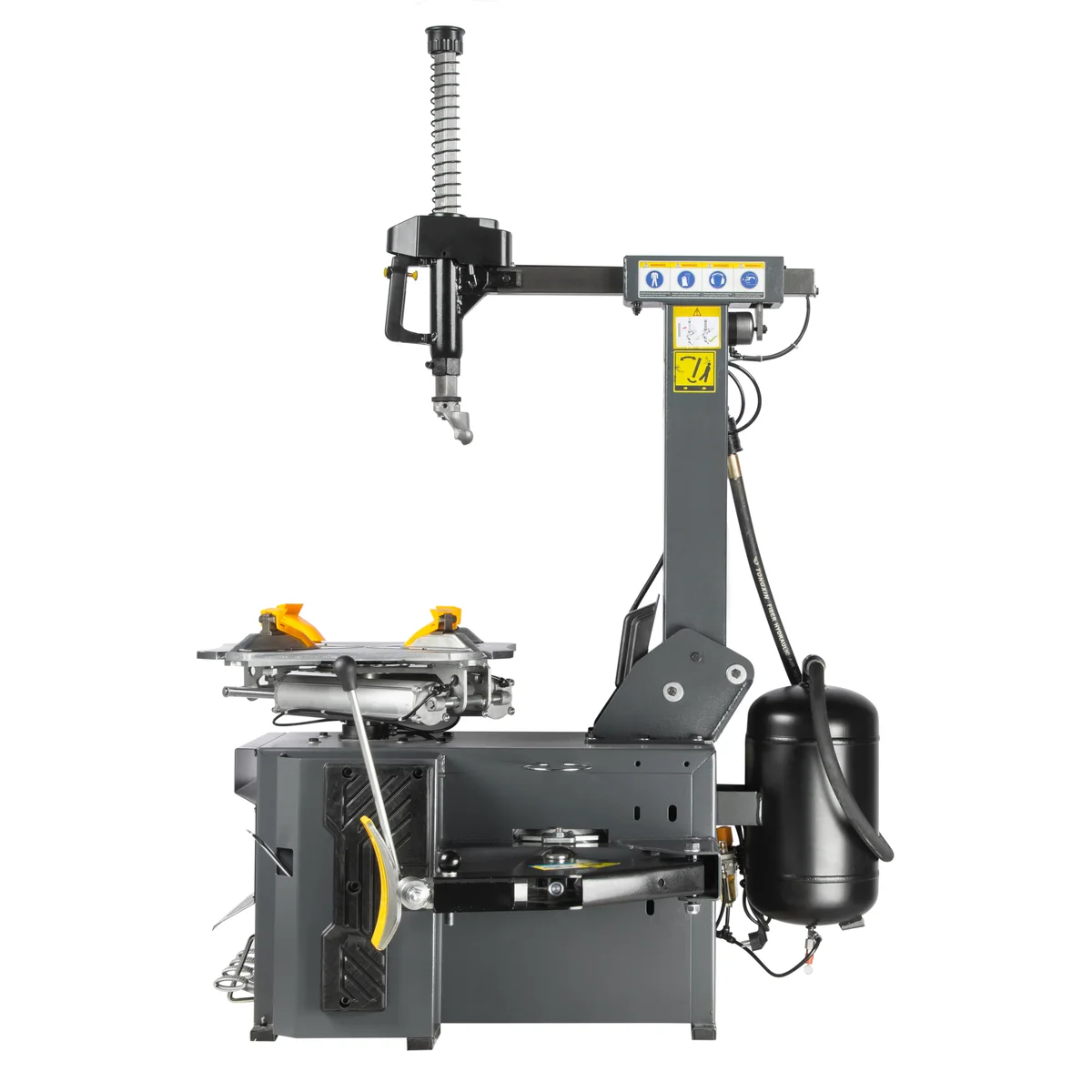 WDK-709738 Автоматический шиномонтажный станок со взрывной накачкой колес, двухскоростной, захват 12"-26" - 3