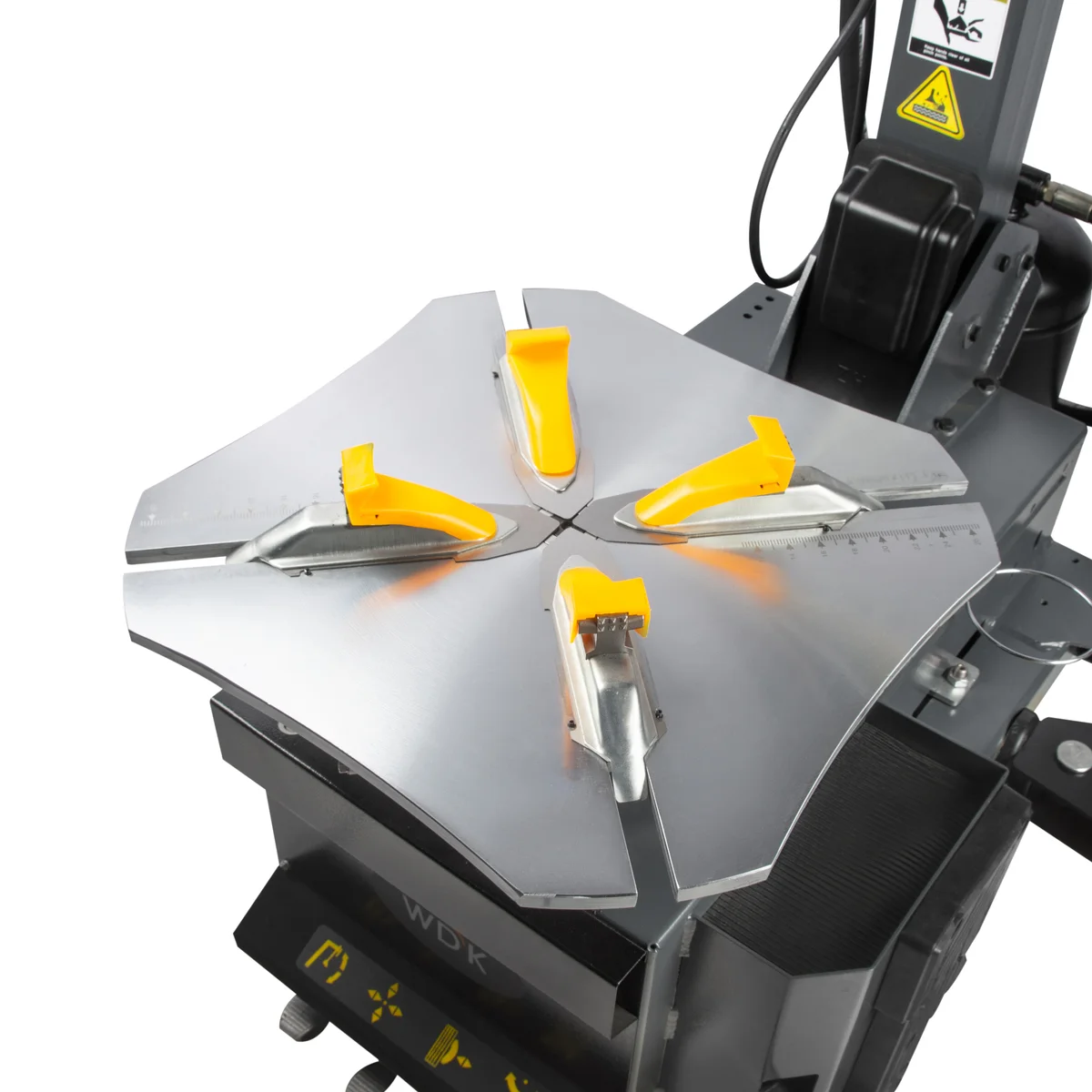 WDK-709738 Автоматический шиномонтажный станок со взрывной накачкой колес, двухскоростной, захват 12"-26" - 9