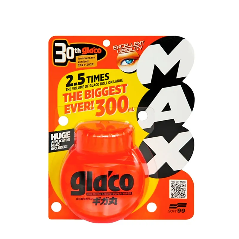 SOFT99 Glaco Roll on Max - Антидождь для стёкол, 300 мл - 1