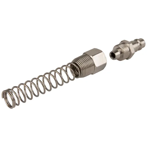 OPT-740PPS Штуцер быстроразъемного соединения пневматического с пружинкой, резьба 1/2" - 1