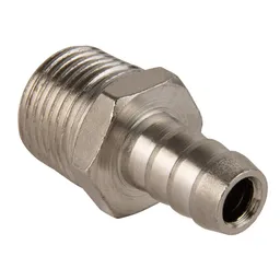 OPT-74012HM Штуцер пневматический ёлочка с обжимным кольцом, внешняя резьба 1/2", 12 мм
