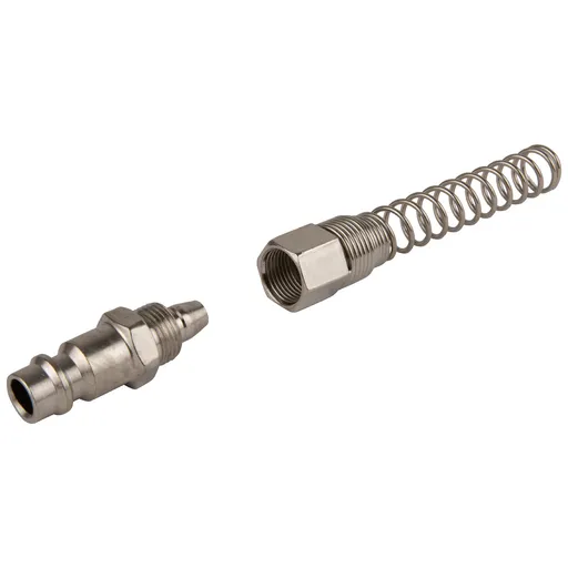OPT-720PPS Штуцер быстроразъемного соединения пневматического с пружинкой, резьба 1/4" - 1