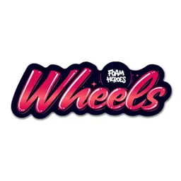 Foam Heroes Bucket Sticker Wheels - стикер водостойкий матовый, 21x7.4 см