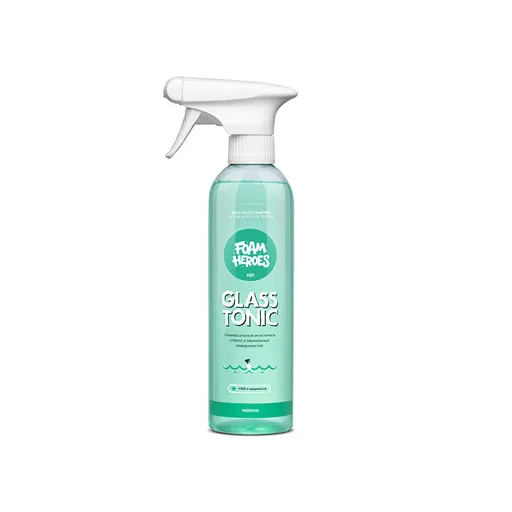 Foam Heroes Glass Tonic - универсальный очиститель стекол, 500 мл - 1