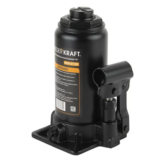 WDK-81100 Домкрат бутылочный, г/п 10 т, 200-390 мм - 1