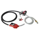 WDK-DYB50HT(24V) Насос перекачки топлива электрический 24В, заправочный раздаточный пистолет, комплект шлангов