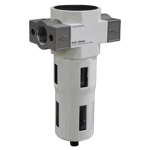 WDK-7860FA Фильтр-масловлагоотделитель 3/4" 5 мкм, 16 бар, с автоматическим сбросом конденсата - 1