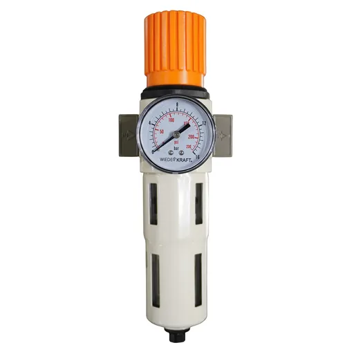 WDK-7730FA Фильтр-масловлагоотделитель 3/8" 5 мкм, 16 бар, с регулятором давления и автоматическим сбросом - 1
