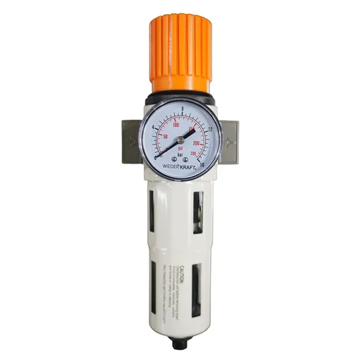 WDK-7740FA Фильтр-масловлагоотделитель 1/2" 5 мкм, 16 бар, с регулятором давления и автоматическим сбросом - 1