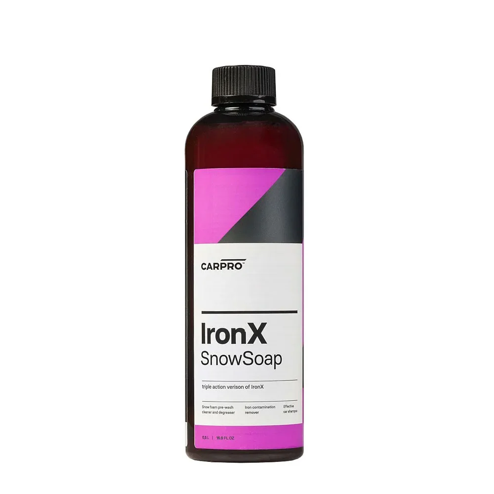 CarPro IronX Snow Soap - Шампунь-очиститель от металлических вкраплений, 500 мл - 2