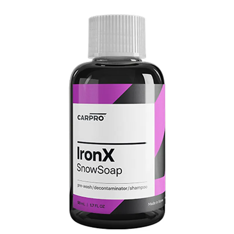 CarPro IronX Snow Soap - Шампунь-очиститель от металлических вкраплений, 50 мл - 1