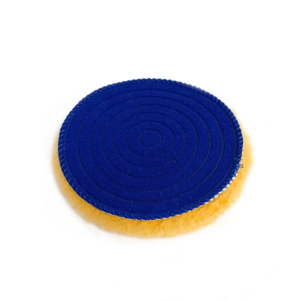 Menzerna Полировальный диск из натуральной овчины, желтый, 150 мм - 2