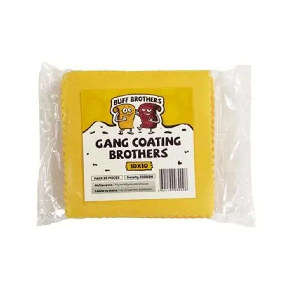 Buff Brothers Gang Coating Brothers Set - набор из 25 салфеток для нанесения составов, 10x10 см