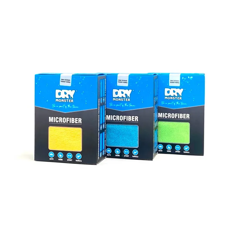Dry Monster Набор микрофибровых салфеток, 35х35 см, 6 шт - 1