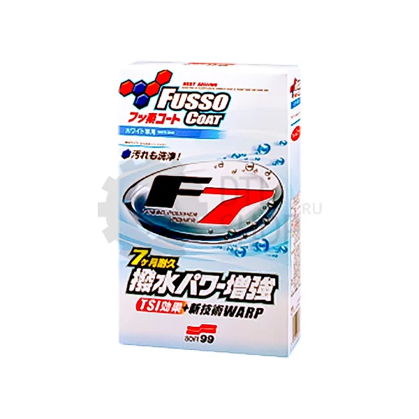 SOFT99 Fusso 7 Months - Защитное покрытие для кузова автомобиля светлого цвета, 300 мл