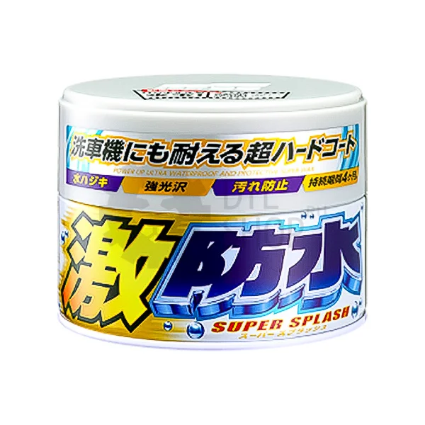 SOFT99 Water Block Wax - Защитный полироль для кузова автомобиля светлого цвета, 300 гр