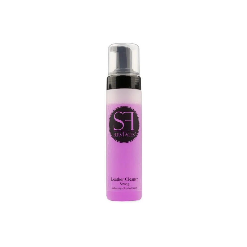 servFaces Leather Cleaner Strong - Чистящее средство для кожи в пенообразующей бутылке, 200 мл - 1