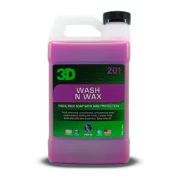 3D Wash N Wax - РH-сбалансированный шампунь с воском, 1.89 л