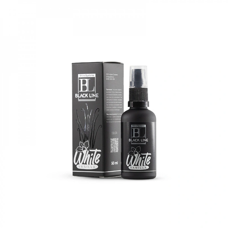 Shine Systems Black Line White Vanilla - ароматизатор для авто и дома, 50 мл - 1