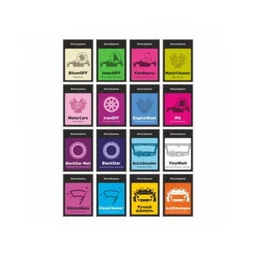 Shine Systems StickerPack - набор наклеек на бутылки 16 шт, 7, 5*10, 5 см