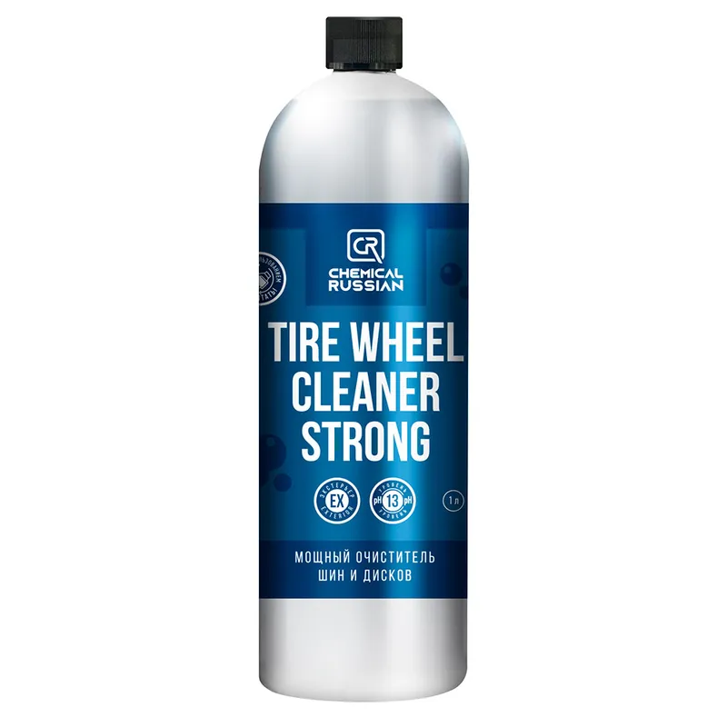 Chemical Russian Tire Wheel Cleaner Strong - мощный очиститель шин и дисков, 1 л - 1