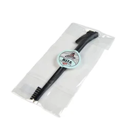 Leraton Мини щетка двухсторонняя жесткая, ченая щетина