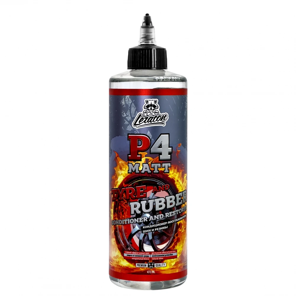 Leraton P4 Matt - Кондиционер резины матовый, 3.8 л