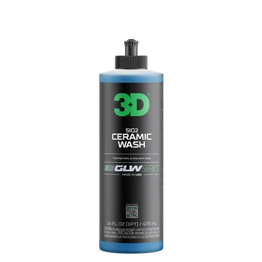 3D SiO2 Ceramic Wash GLW - Шампунь с гидрофобными полимерами SiO2, 473 мл - 1