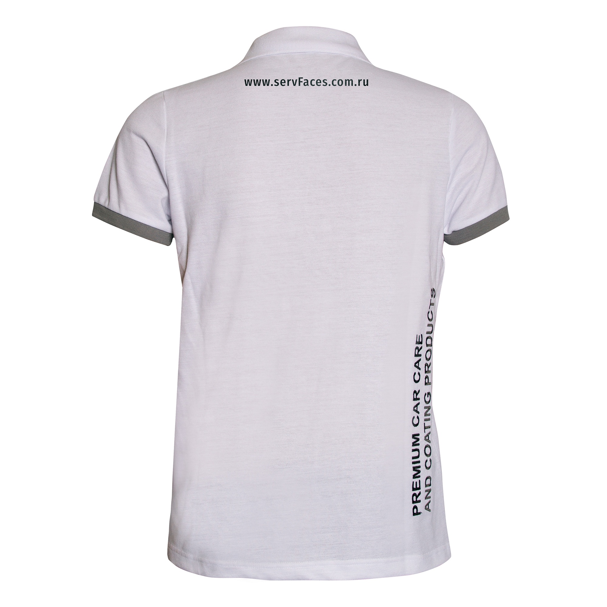 servFaces Polo Shirt - Футболка-поло с трафаретной печатью, белый, размер XL - 4