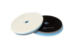A302 Thermo Sandwich Wool Pad - Меховой полировальник, белый на голубом, ворс 5 мм, 140 мм