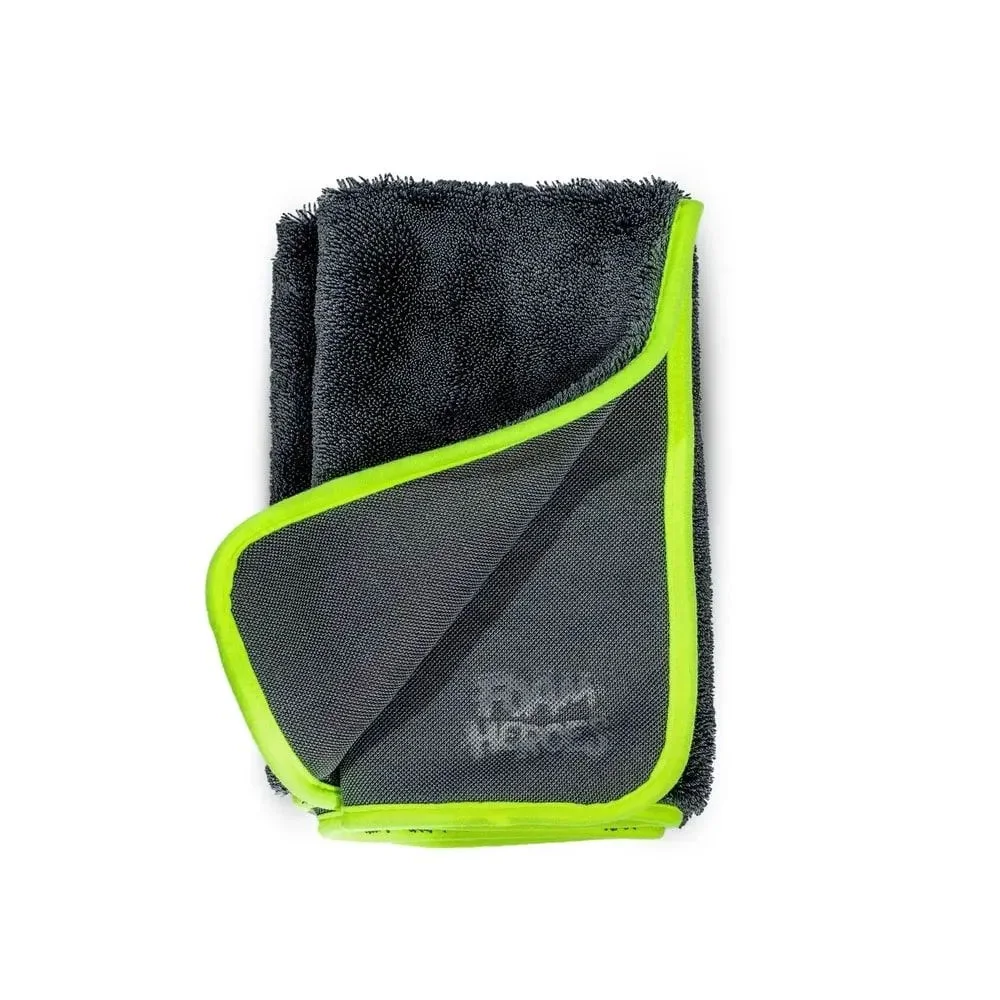 Foam Heroes Mr. Twister - одностороннее микрофибровое полотенце для сушки автомобиля 60х80 см, 1000 гр/м2 - 3