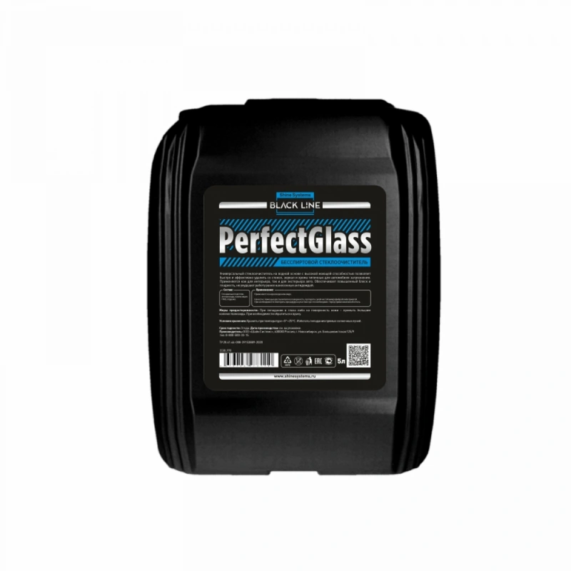 Shine Systems Black Line PerfectGlass - бесспиртовой стеклоочиститель, 5 л - 1