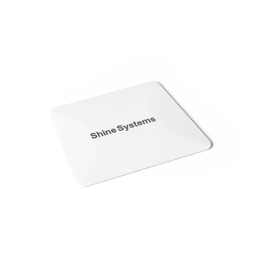 Shine Systems Ракель-трапеция жесткий 11х8см, белый - 1