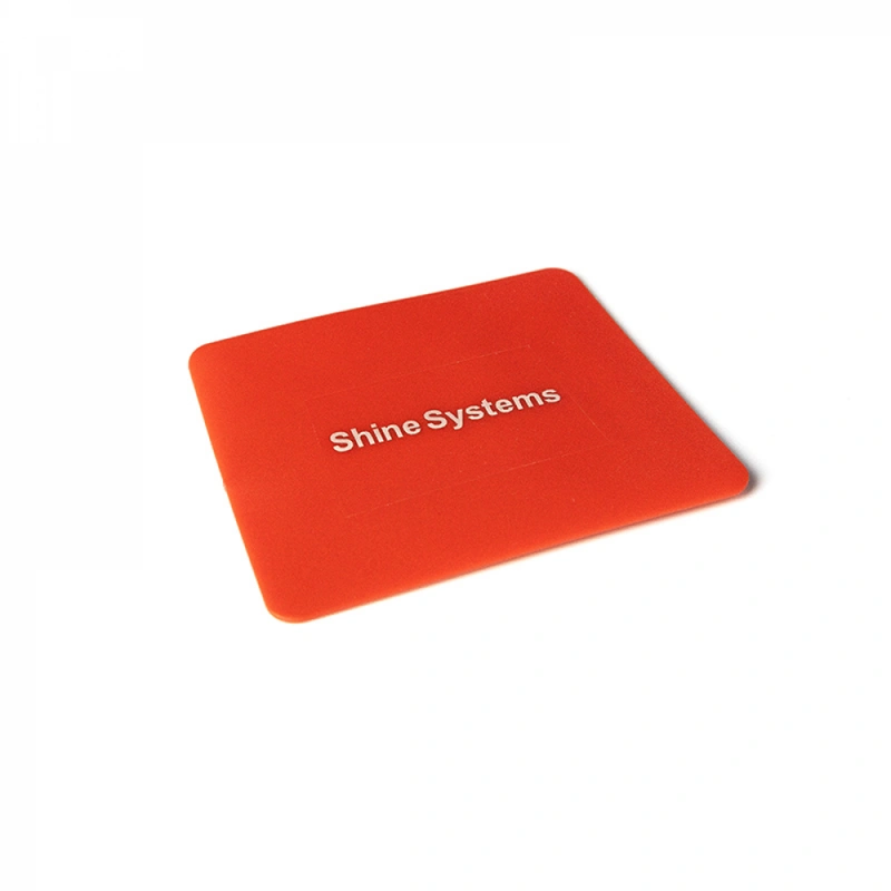 Shine Systems Ракель-трапеция мягкий 11*8см, красный - 1