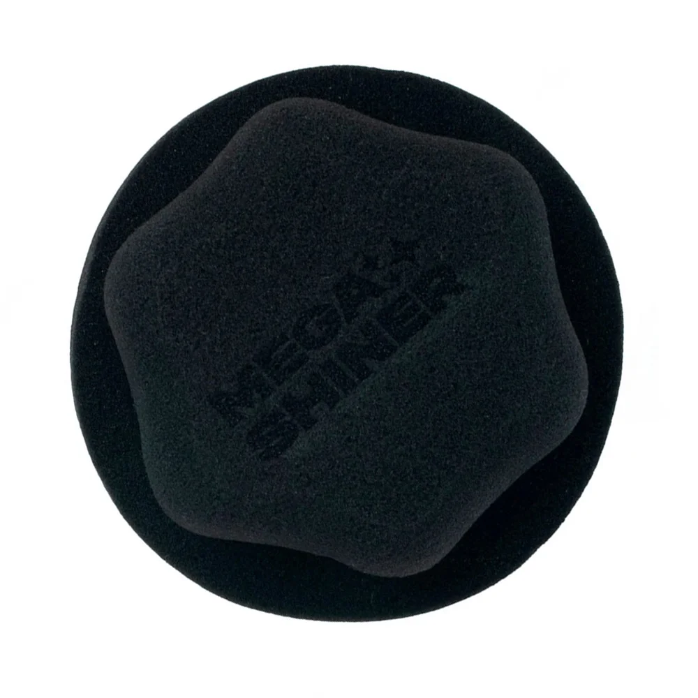 MegaShiner Round Tire Applicator - Аппликатор для чернения покрышек круглый, 10.5 см - 2