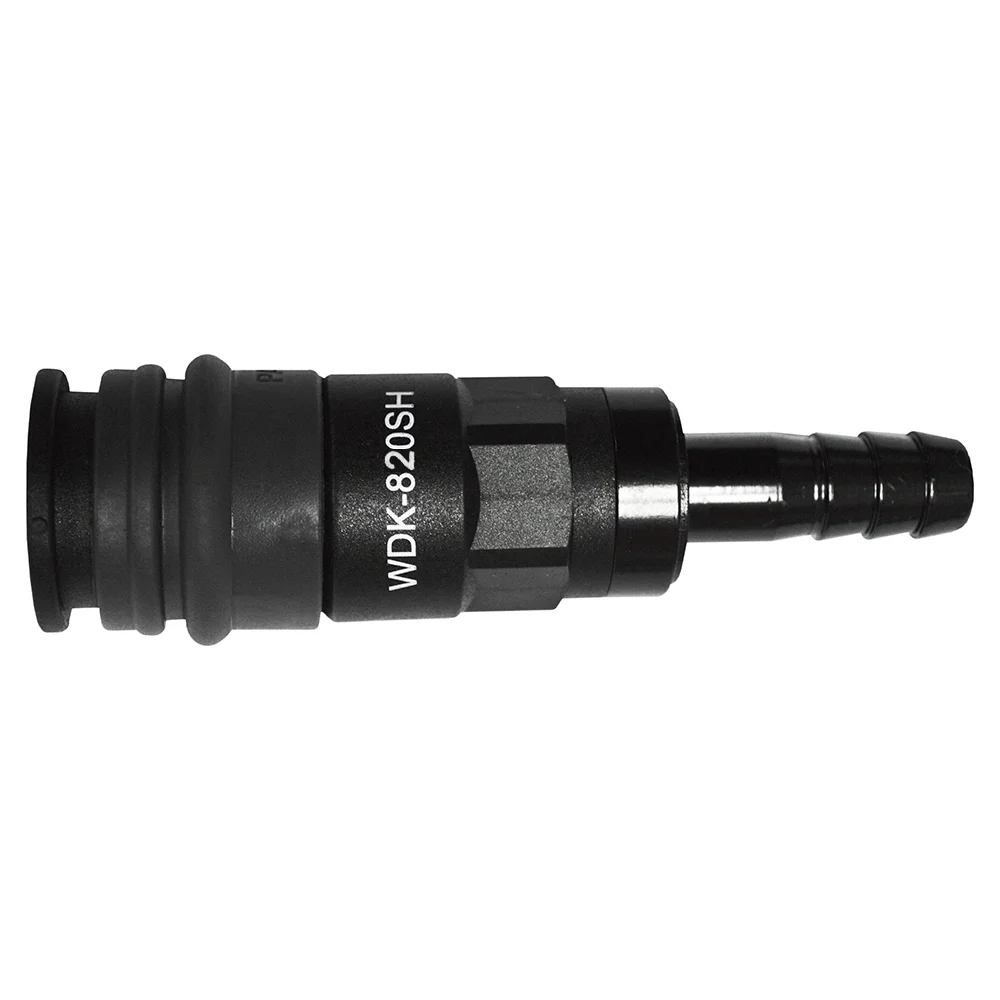 WDK-820SH Композитное пневматическое быстроразъёмное соединение с креплением шланга под ёлочку, диам