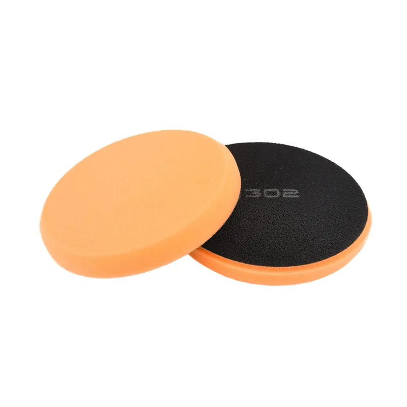 A302 Thermo Pad Standart Medium - Полировальник средней жесткости для ротационных машинок, оранжевый, 140 мм - 1