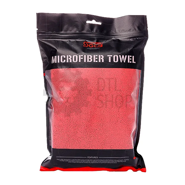 SGCB Edgeless Monster Towel - микрофибра без оверлока 40*60см 500 г/м2 красная - 2