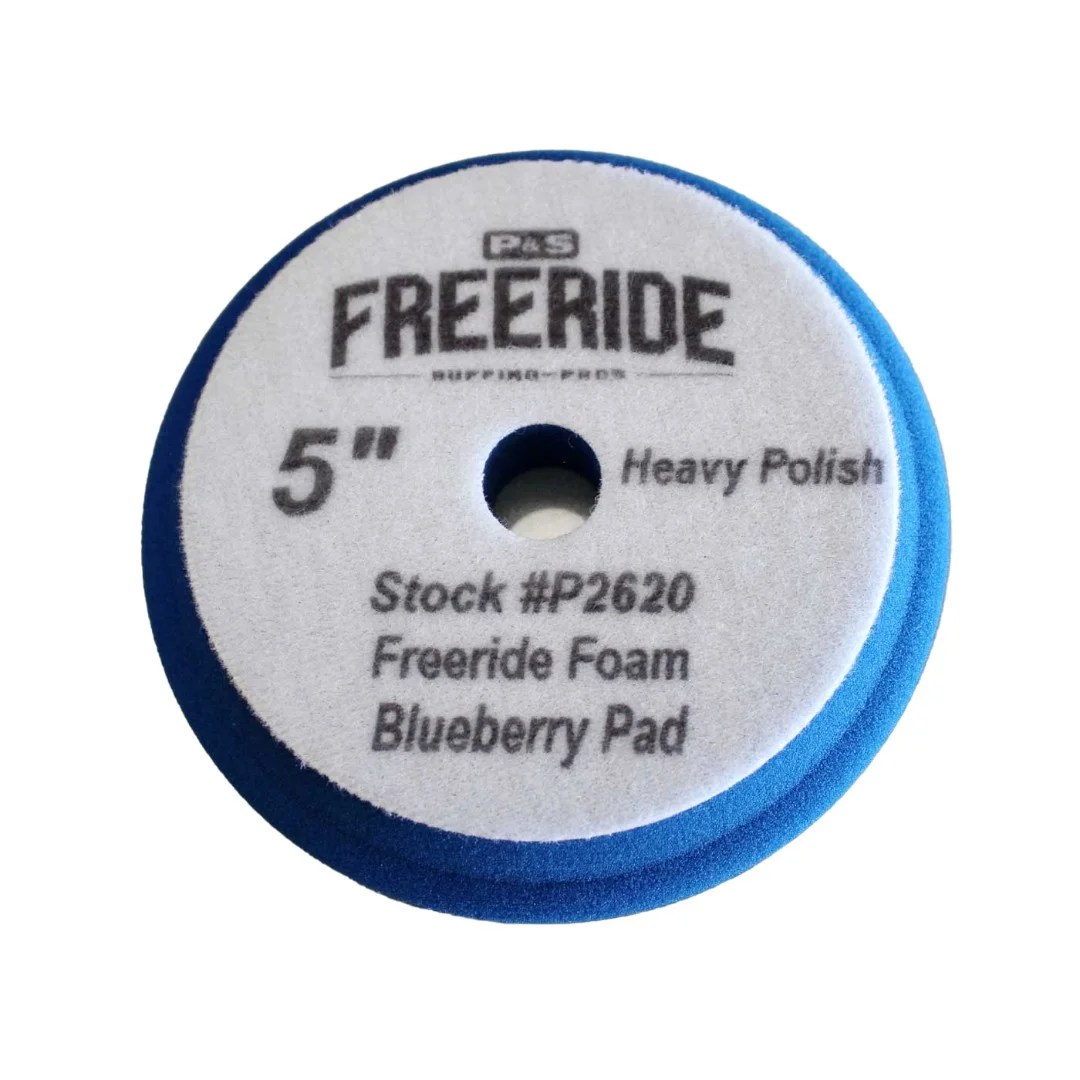 P&S DB Freeride Foam Blue Pad - Полутвердый полировальный круг, синий, 125 мм