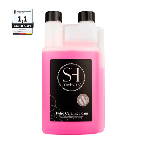 servFaces Hydro Ceramic Foam - Ручной шампунь с защитным эффектом для пенокомплекта, 1 л - 1