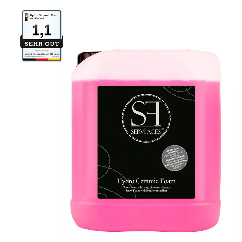 servFaces Hydro Ceramic Foam - Ручной шампунь с защитным эффектом для пенокомплекта, 5 л - 1