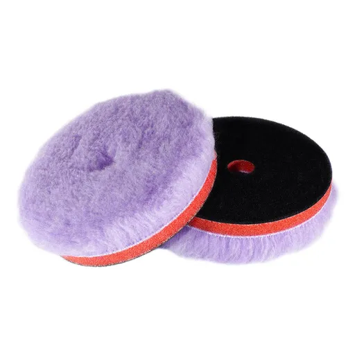 A302 Purple Wool Pad RO - Полировальник шерстяной на поролоне RO, ворс 23 мм, 155 мм - 1
