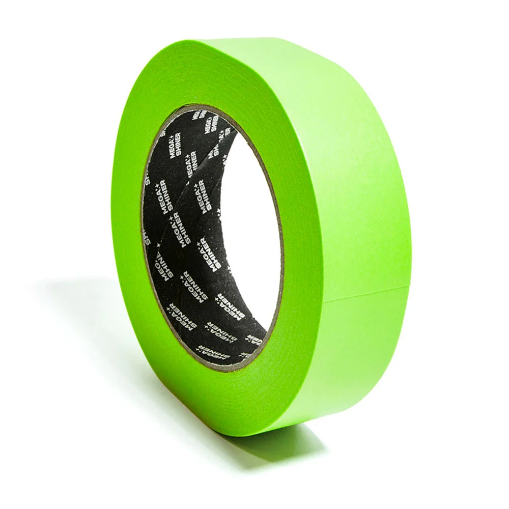 MegaShiner Masking Tape - Лента маскирующая, зеленая, 30 мм x 50 м